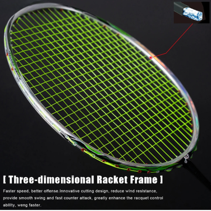 Badminton Racket T800 Carbon Fiber 72g