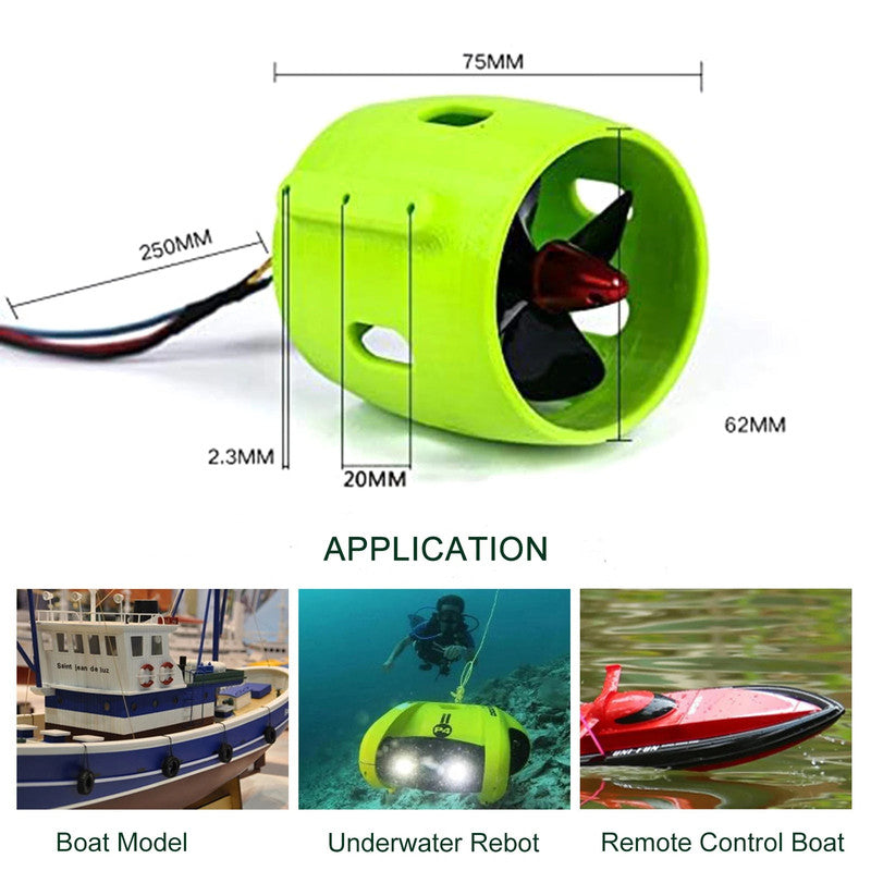 RC Boat Underwater Thruster Brushless Model Ships Electric Motors