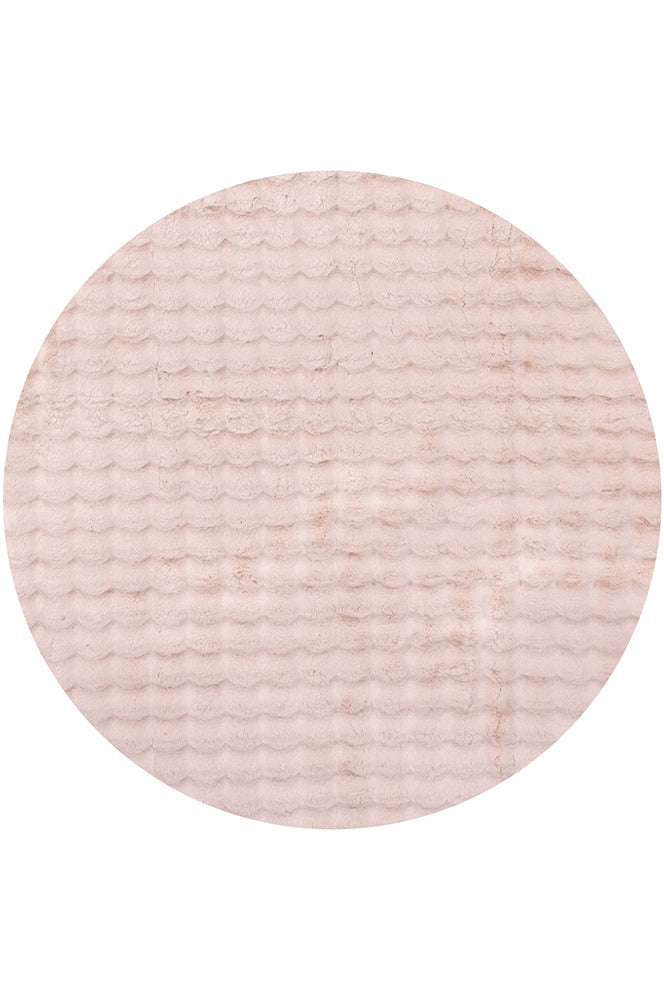 Bubble Washable Rug - Blush 150X150Cm