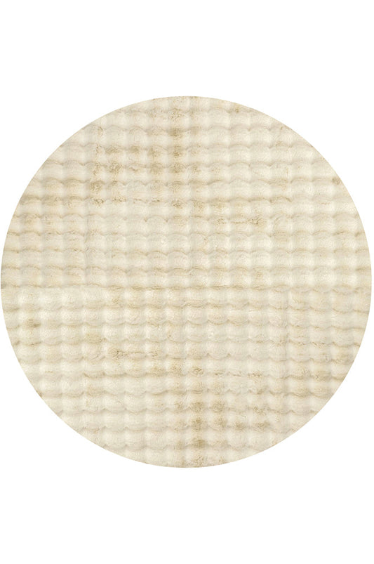 Bubble Washable Rug - Natural 200X200Cm