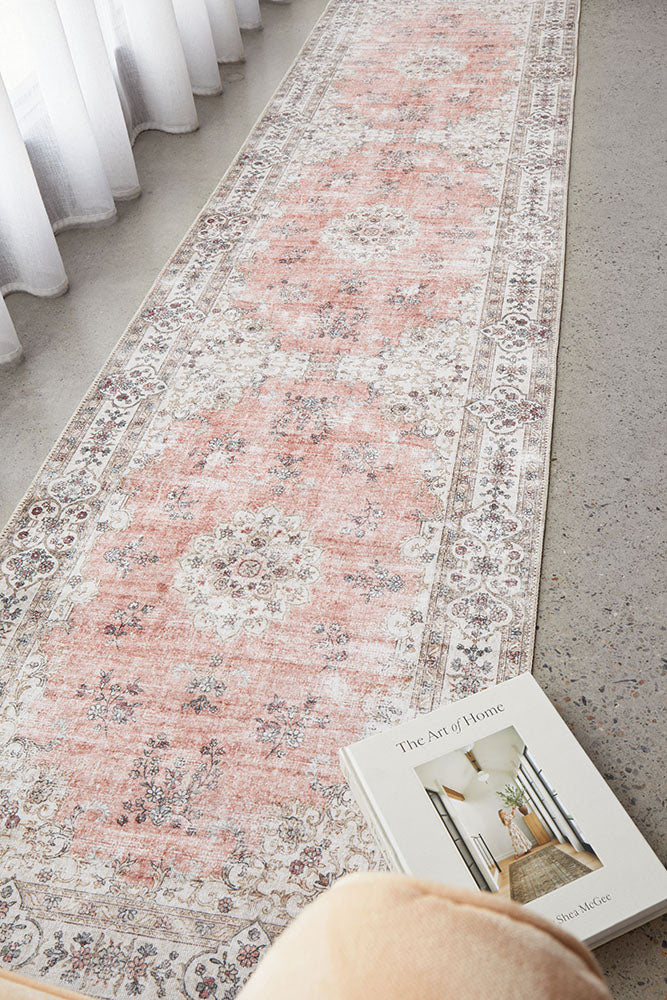 Kindred Coco Peach Runner Rug 400x75CM