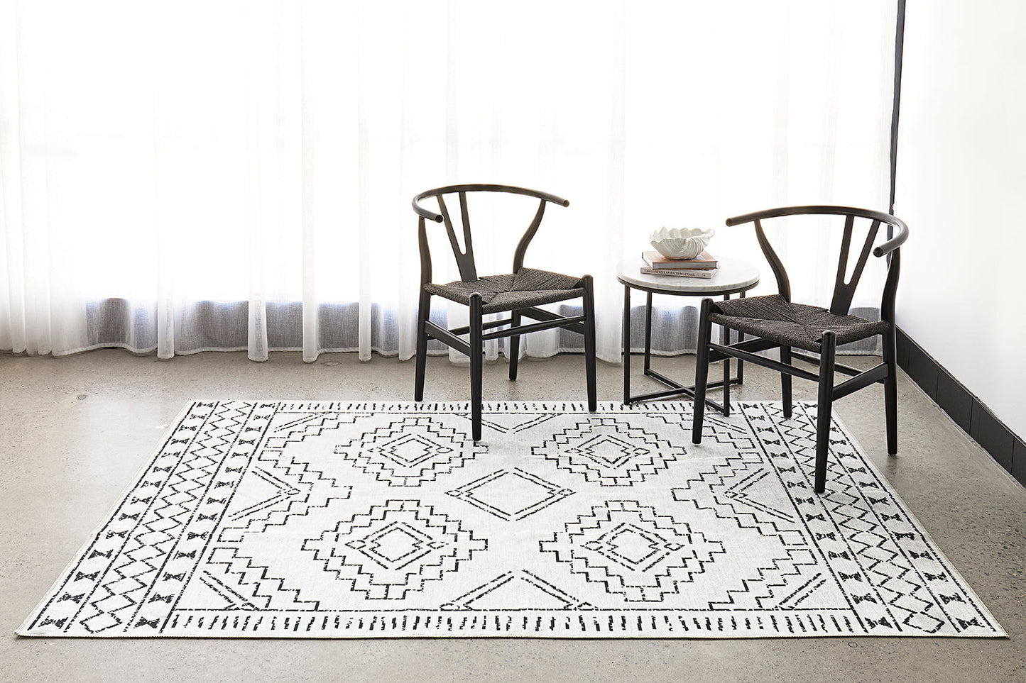 Kindred Leeroy White Rug 270x180CM