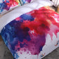 Bianco Watercolour Splash Canvas Quilt / Doona / Duvet Cover set