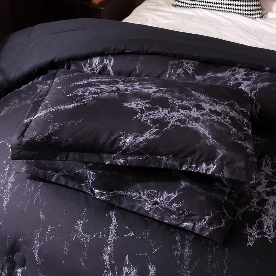 Bold Geometric Print Quilt Cover Set - Eco-Friendly Material-Super King