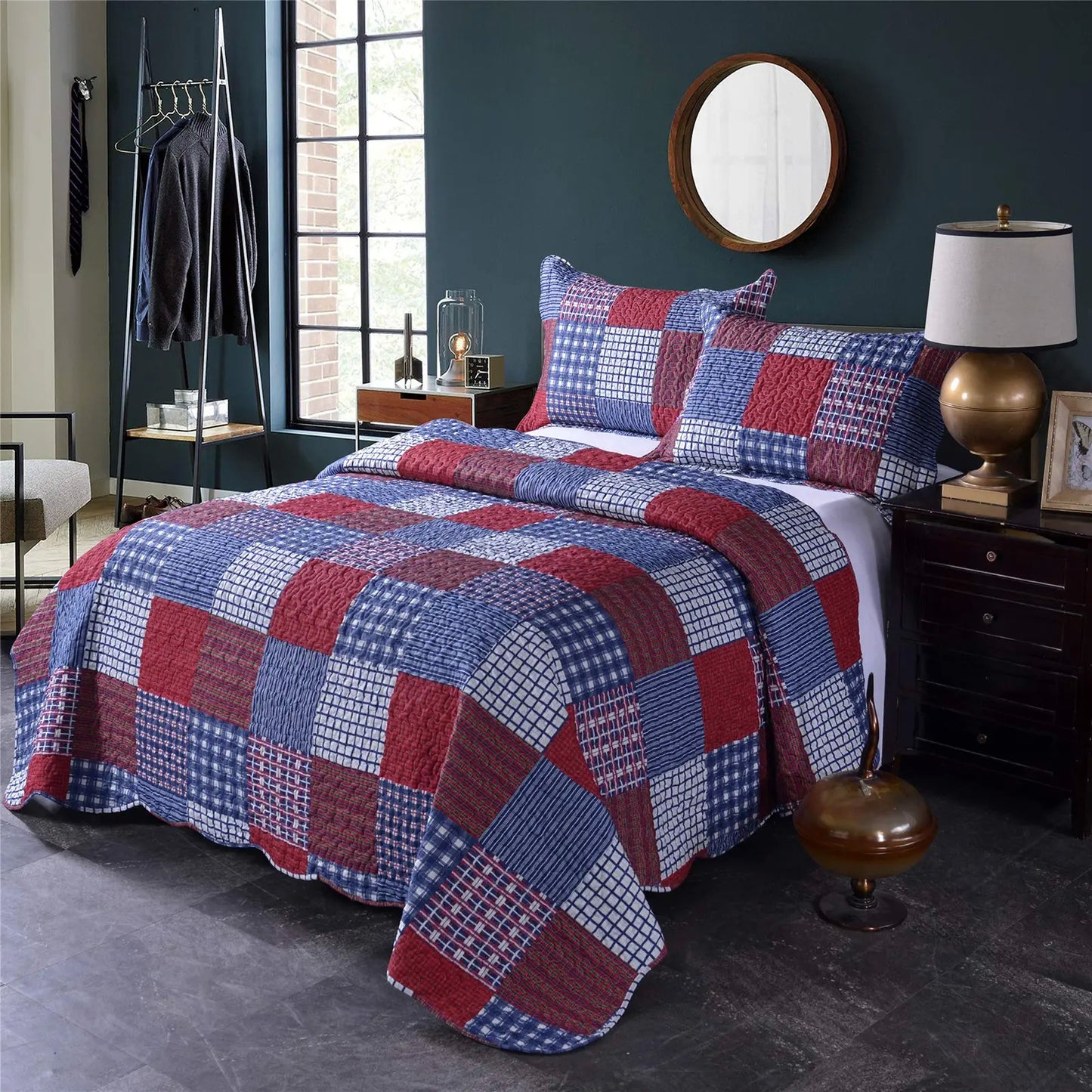 Finesse Quilted Bedspread & Pillowcases Set - Transform Your Sleep Experience - Queen