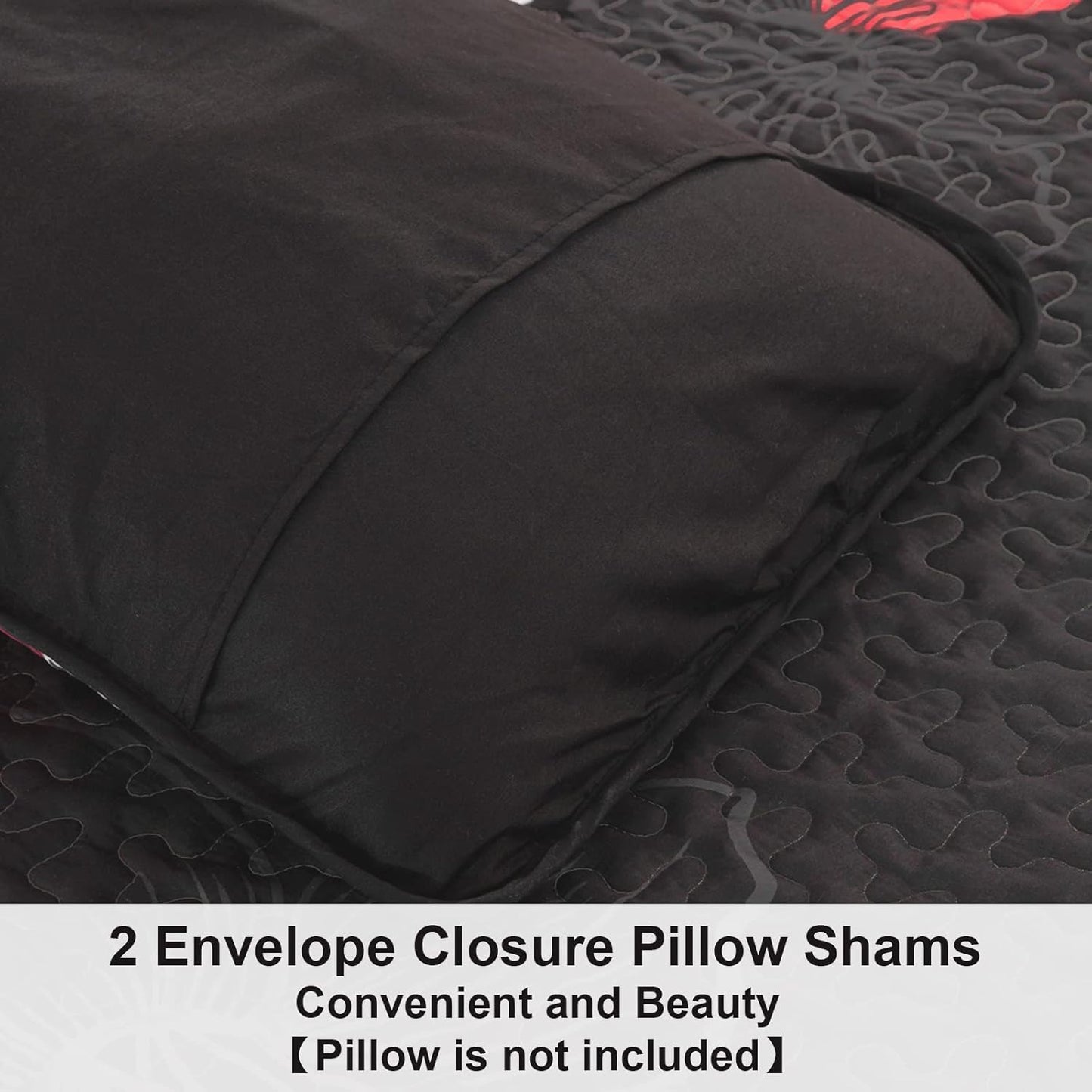 Glorious Quilted coverlet and pillowcovers set: Unmatched Beauty - Queen size