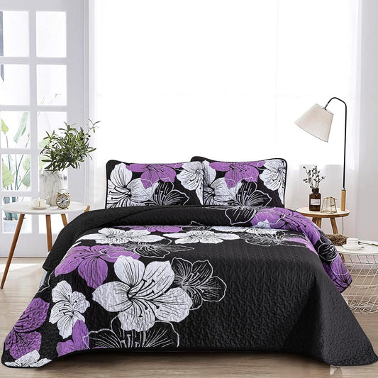 Majestic Quilted Bedspread and Pillowcases Set: Unmatched Beauty and Comfort - Queen size