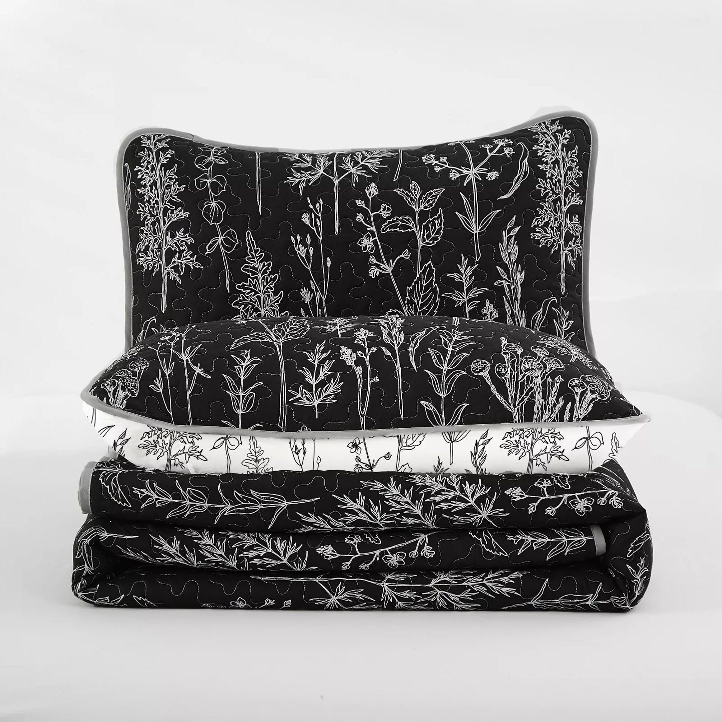 Cultured Quilted Coverlet & Pillowcases Set - Style Meets Functionality - Queen