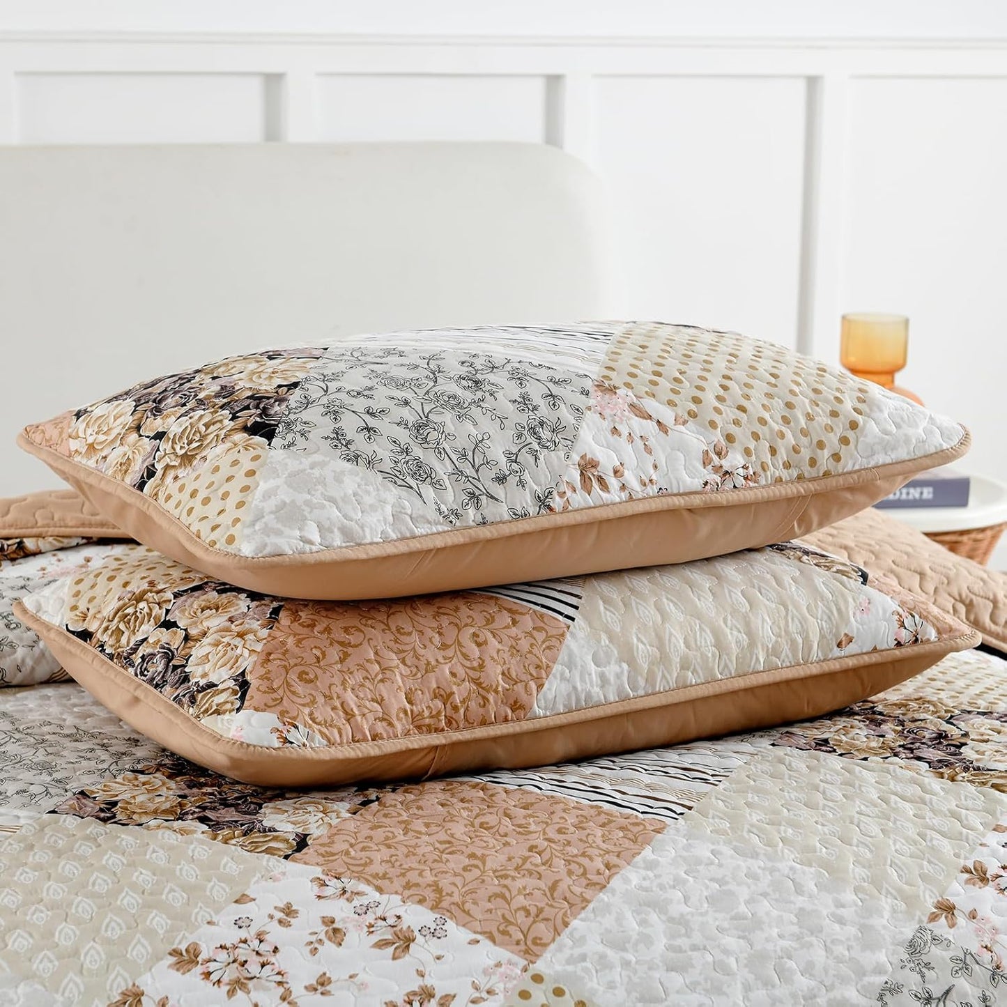 Quilted Bedspread & Pillowcases Set - Transcendent Elevated Comfort - Queen