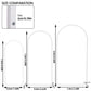 Fin Set Of 3 Wedding Arch Balloon Frame Metal Arch Backdrop Stand Birthday Party