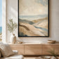 Coastal Drift Floating Frame Canvas Wall Art - Portrait - 60W x 120H cm - White