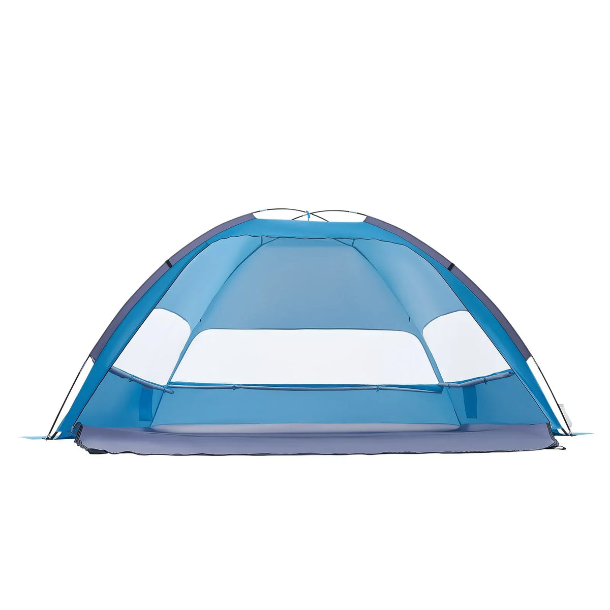 Beach Tent Sun Shelter for 4 Person, UPF 50+ Protection, Portable Sun Shade Canopy with Carrying Bag & Sand Pockets