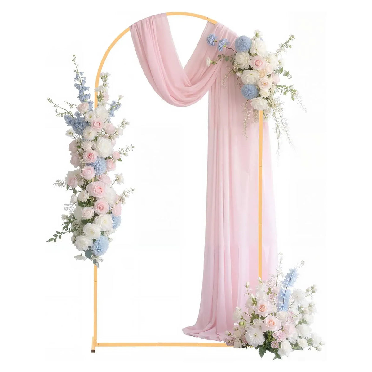 Dinner Set Stand Arch Backdrop Stand, 2 x 1 m, Stable Structure, Easy Assembly, 1 Set G ...