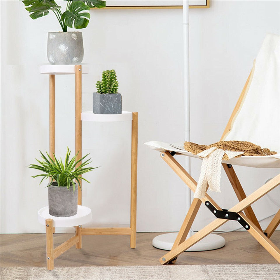3 Tier Bamboo Plant Stand
