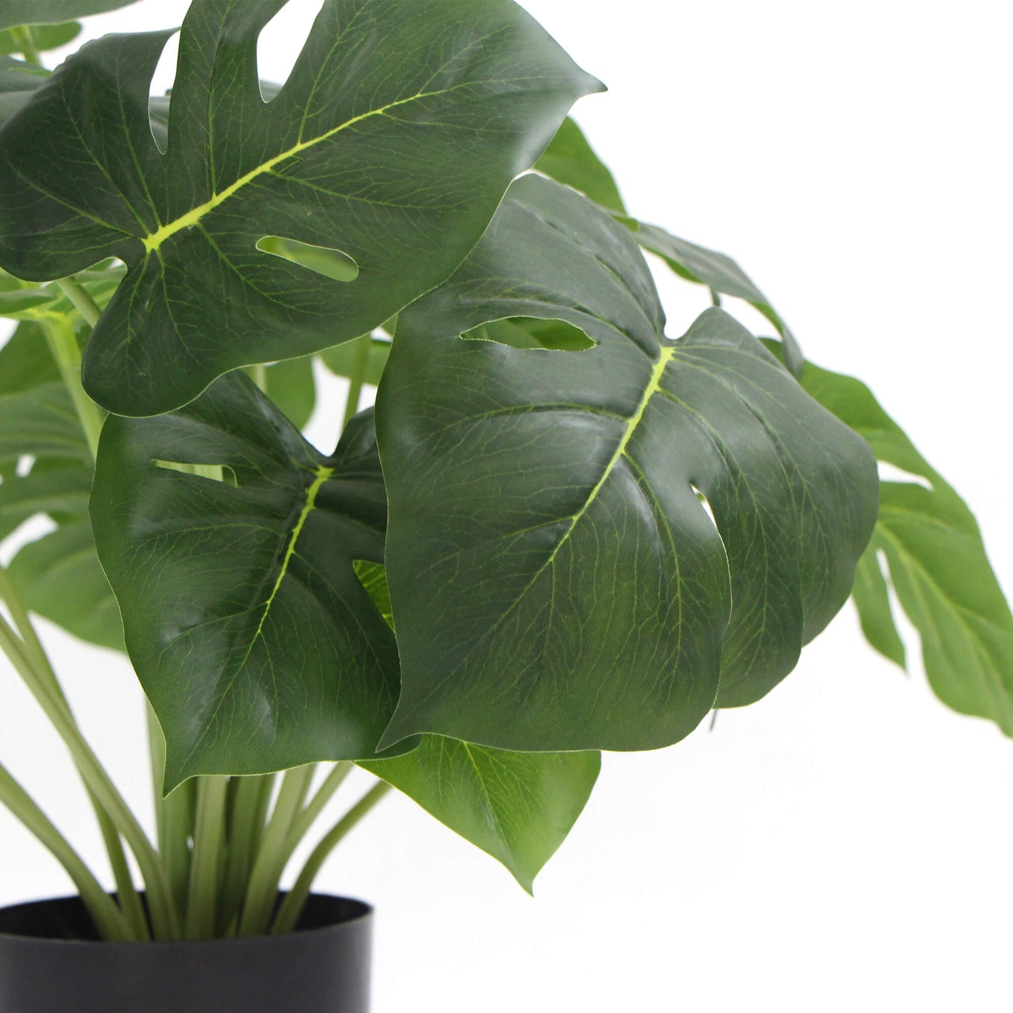 Artificial Split Philodendron Plant Potted Dense with Real Touch Leaves - 50cm