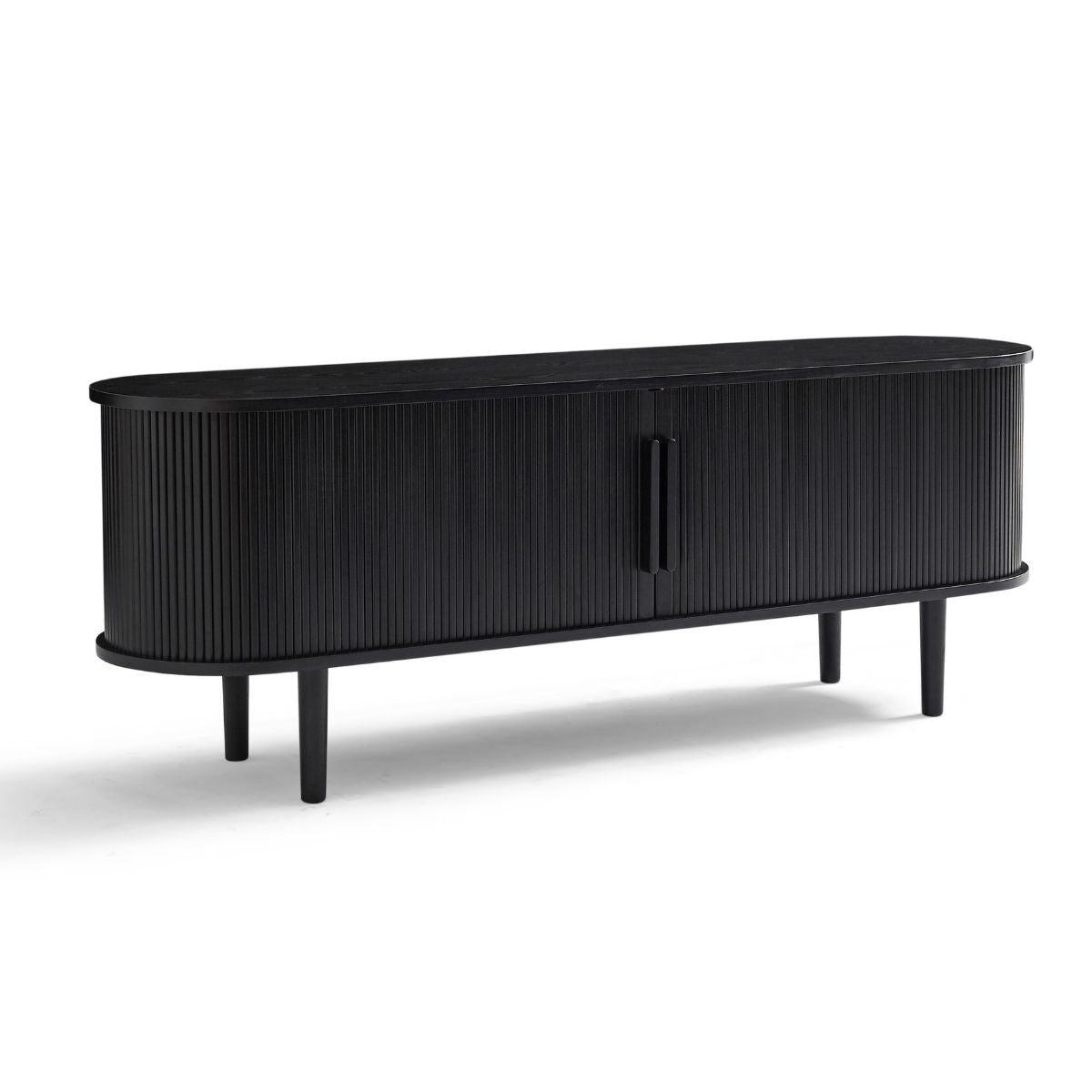 Tate Black Column TV Stand 160cm