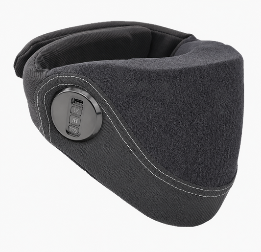 APP Intelligent Voice Grey Multi-Mode Cervical Traction Neck Massager with Heat Therapy
