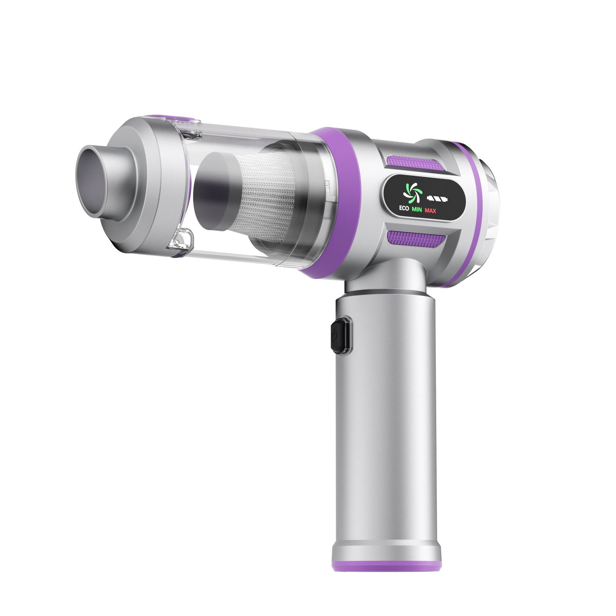 Cordless Handheld Car Vacuum Cleaner and Air Blower (Basic model)- 20kPa Brushless Motor, USB-C Rechargeable 3 Speed Vacuum, Inflator and Air Duster with Multi Nozzle Kit