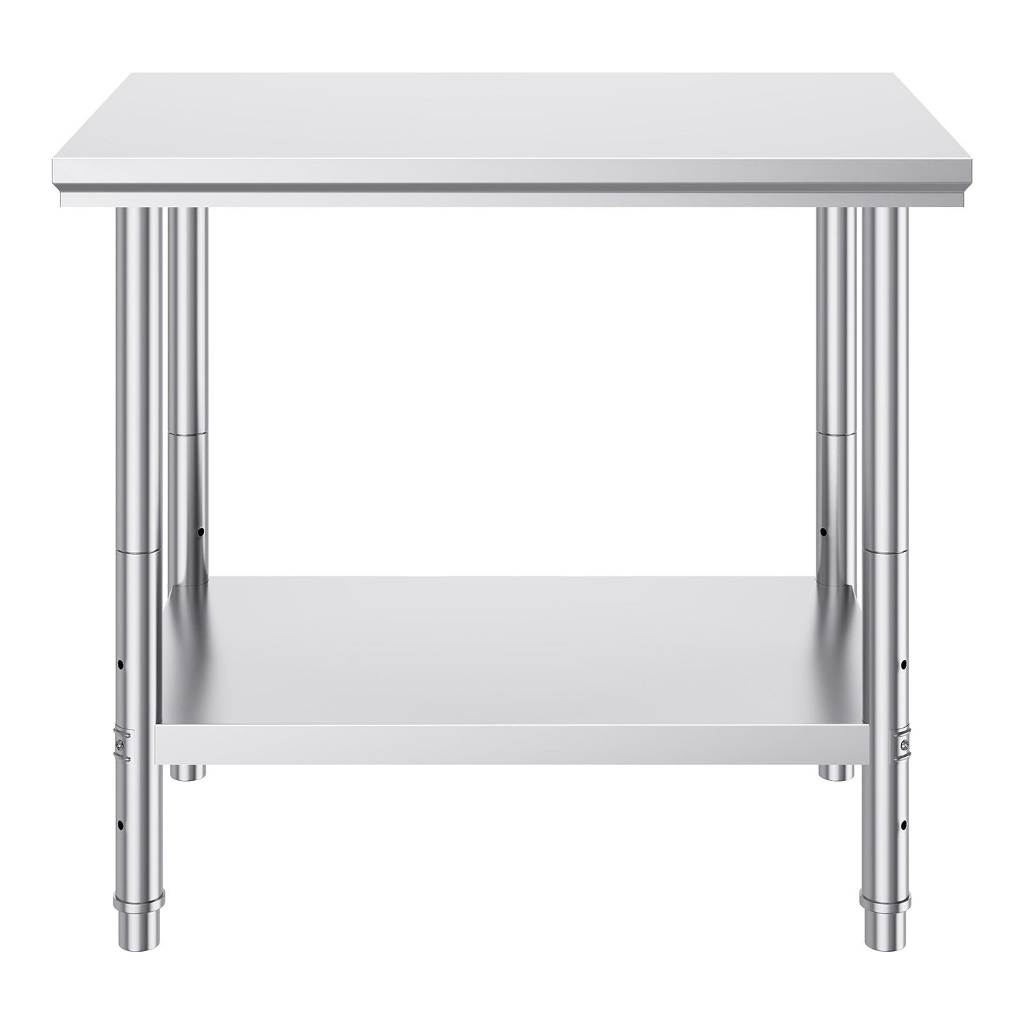 VEVOR 910x610mm Stainless Steel Kitchen Bench Commercial Work Food Prep Table