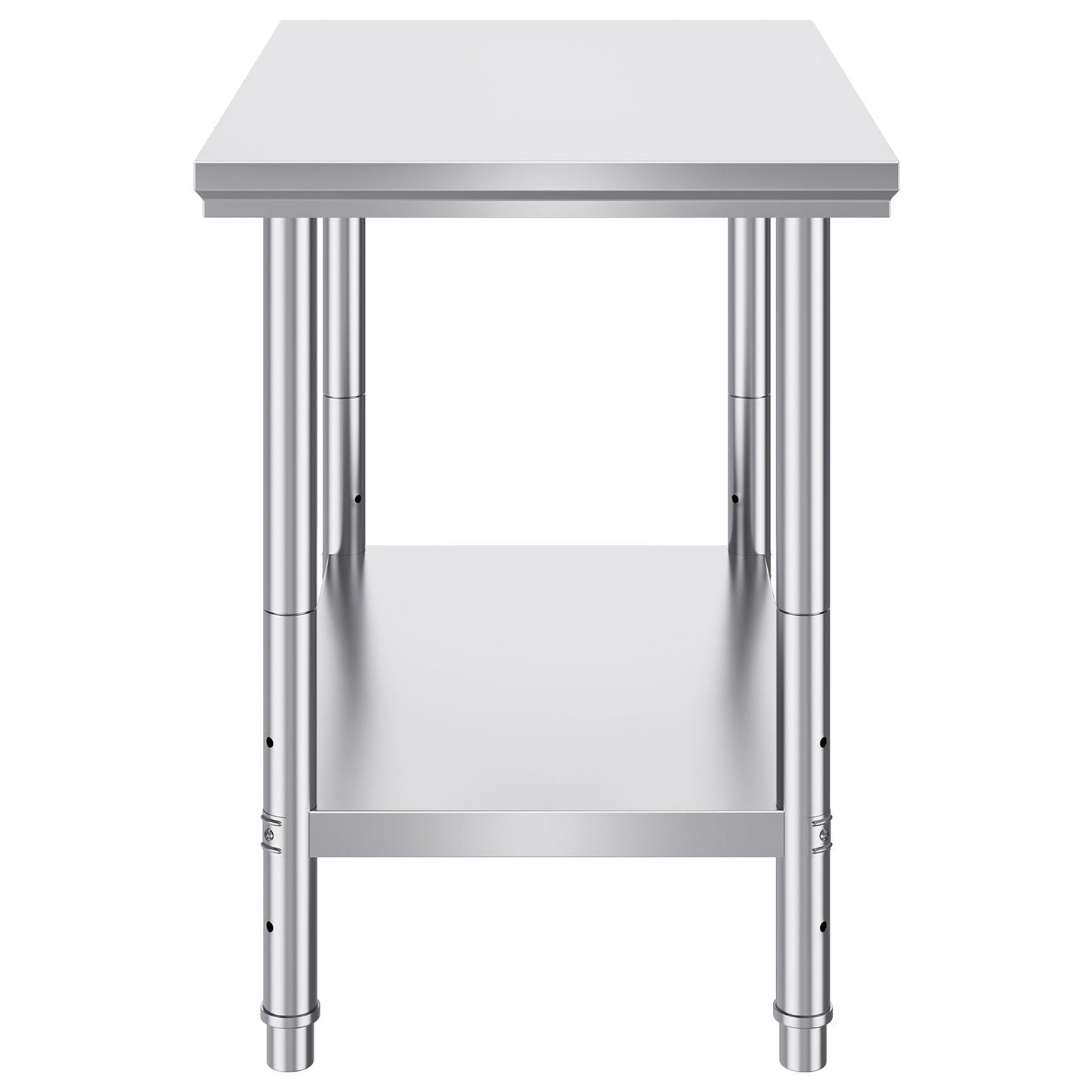 VEVOR 910x610mm Stainless Steel Kitchen Bench Commercial Work Food Prep Table