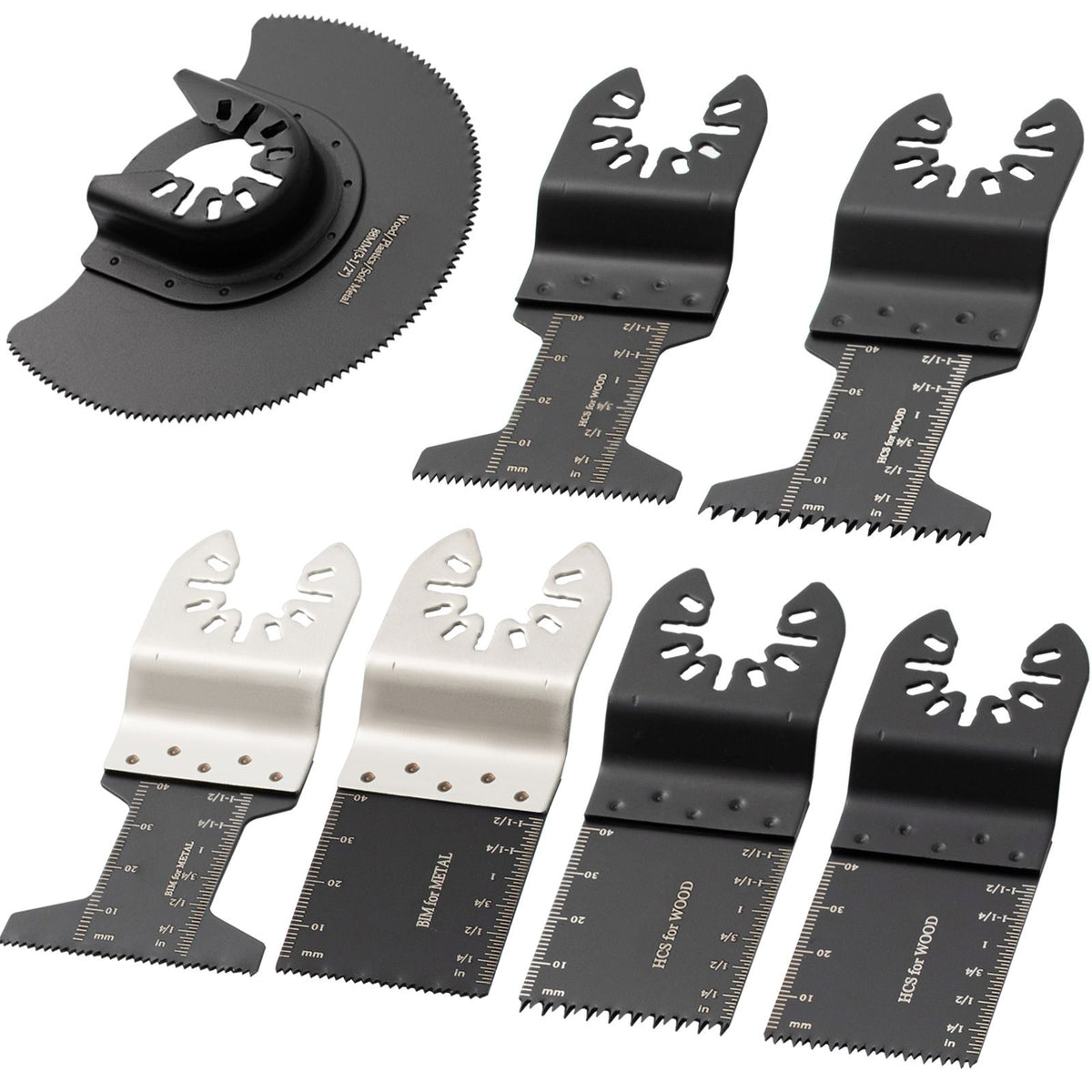 Oscillating Multi Tool Saw Blades Multi Tool Blades 50PCS for Wood Metal