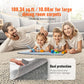 VEVOR Rug Pad Gripper 9' x 12' Protective Carpet Pad 0.47" Thick for All Floors