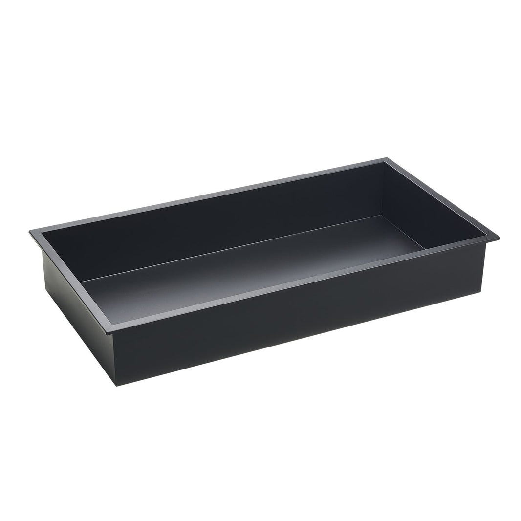 VEVOR Shower Niche, 33.0 x 63.5 x 10.2 cm Recessed Wall Niche, Heavy-duty Stainless Steel Modern Soap & Shampoo Storage Organizer, Sealed Waterproof, Durable & Easy to Install, Black for Bathroom