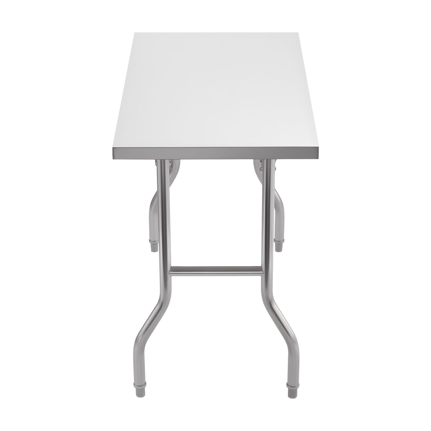 VEVOR Stainless Steel Kitchen Bench Folding Commercial Prep Table 1220x610 mm