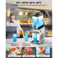 VEVOR Commercial Slushy Machine 15L Margarita Smoothie Frozen Drink Maker