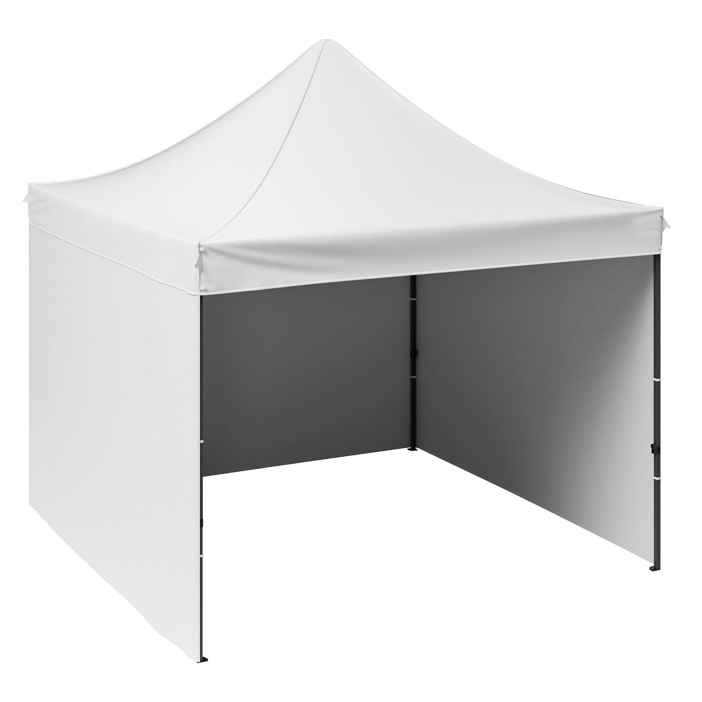 VEVOR Pop Up Canopy Tent Outdoor Gazebo Tent 10x10FT with Sidewalls & Bag White