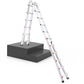 Telescoping Ladder A Frame 20 FT Extension Multi-Function for Homework