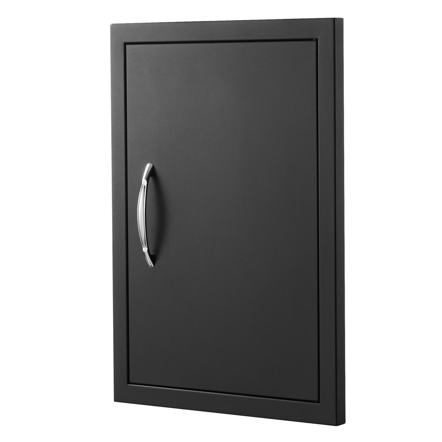 VEVOR BBQ Access Door, 415x570 mm Single Outdoor Kitchen Door, Cold Plate Flush Mount Door, Wall Vertical Door with Handle, for BBQ Island, Grilling Station, Outside Cabinet
