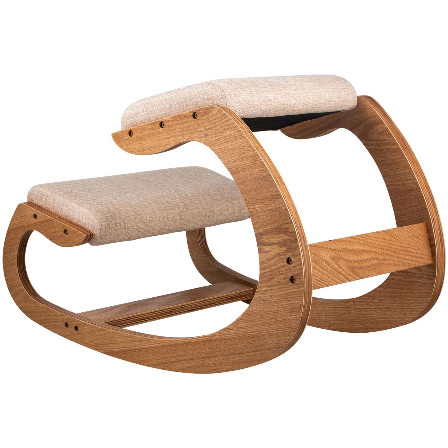 VEVOR Ergonomic Kneeling Chair Heavy Duty Better Posture Kneeling Stool Office Chair Home for Body Shaping Relieveing Stress Meditation Desk Computer Kneeling Stool Chair
