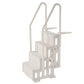 VEVOR 4-Step White Robust Pool Ladder of 2 Handrails for 1219.2-1371.6 mm Pools