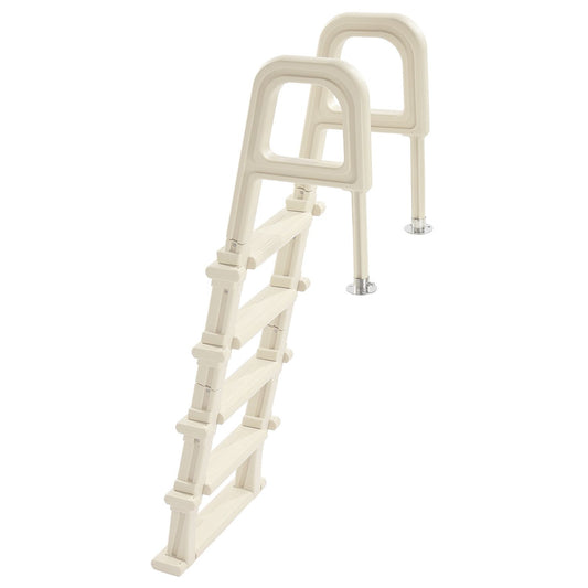 VEVOR 5-Step Inclined Robust Pool Ladder of 2 Handrails for 1219.2-1371.6mm Pool