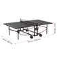 Ping Pong Table Foldable Table Tennis Game Table Indoor Outdoor with Net