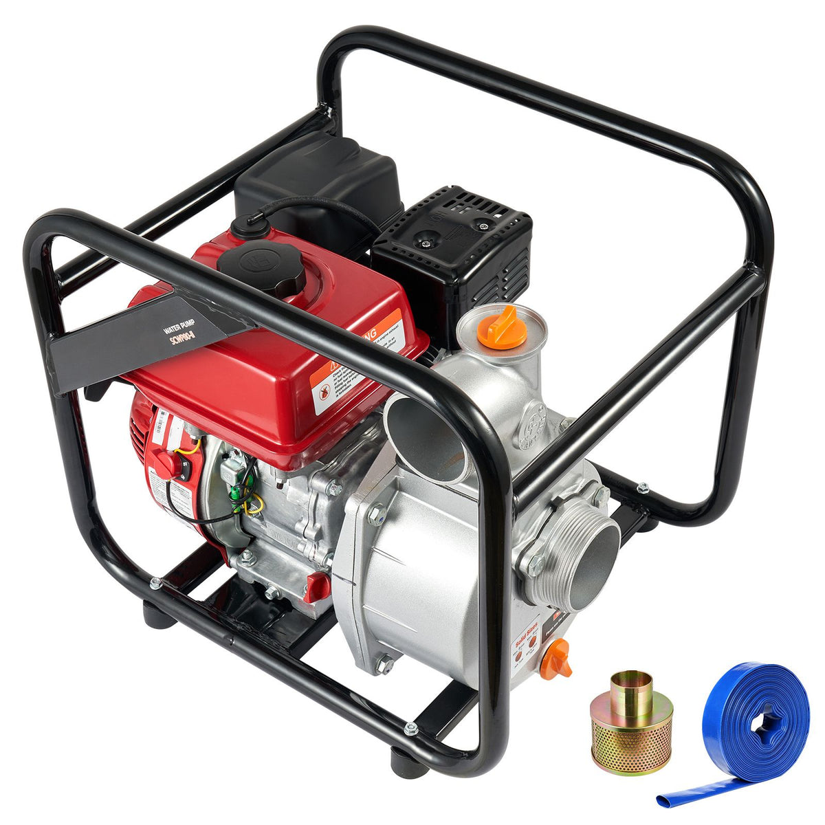 VEVOR Gasoline Engine Water Pump Gas Powered Transfer Pump 80 mm 7HP 4-Stroke
