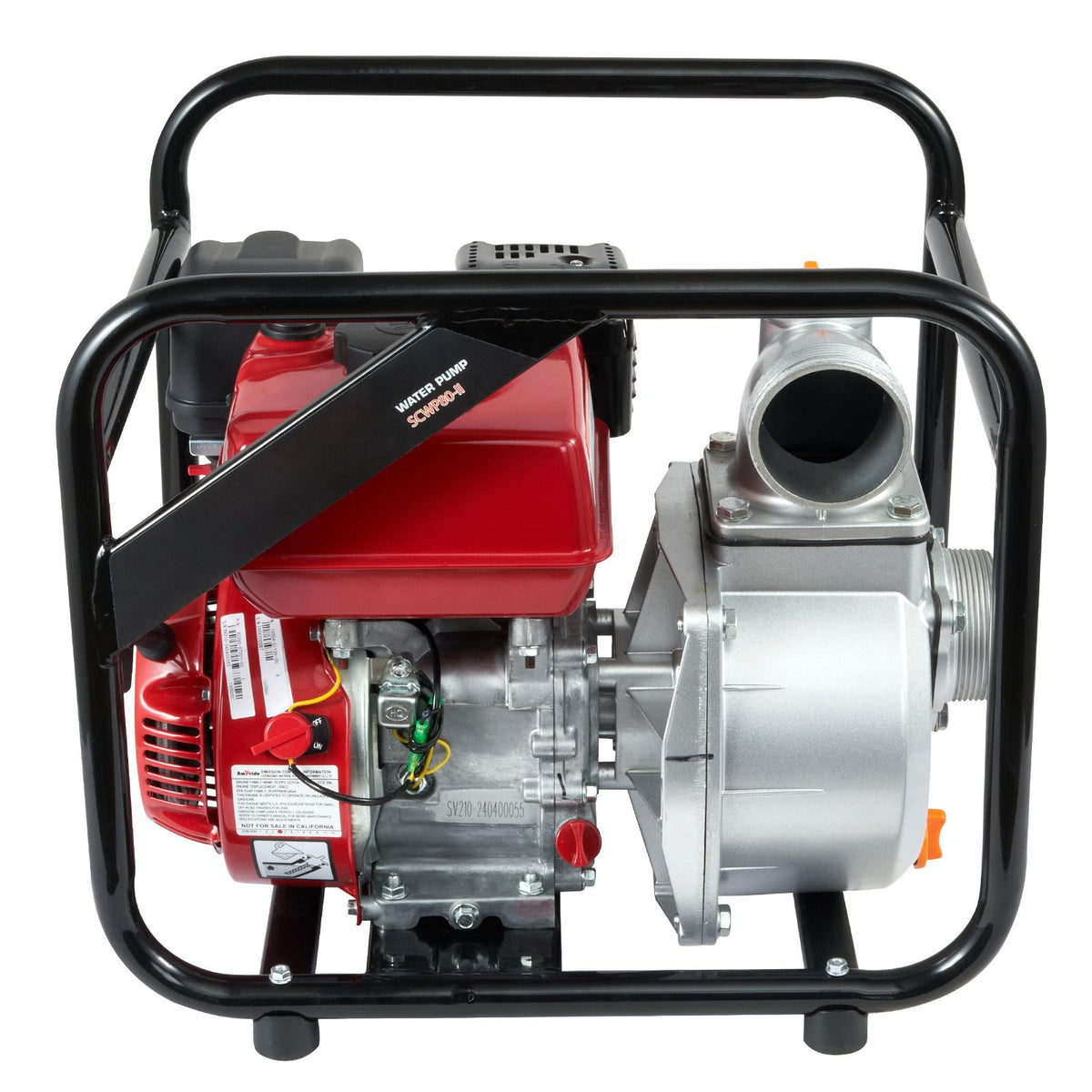 VEVOR Gasoline Engine Water Pump Gas Powered Transfer Pump 80 mm 7HP 4-Stroke