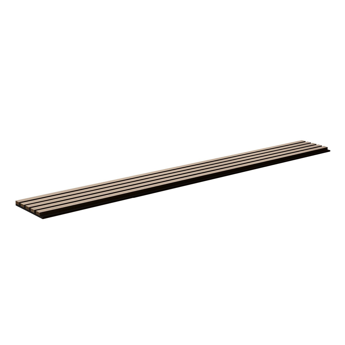 Wood Slat Acoustic Panels, 7.9 x 94.5 inch, MDF Accent Wooden Wall Panels for Modern Interior Wall Decor, Faux Wood Wall Board Panels for Noise Reduction, Silver Wood