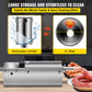 Manual Sausage Stuffer, 5 L / 11 LBS Horizontal Sausage Machine, Dual-Speed Meat Stuffer, Made of Food-Grade 304 Stainless Steel, Includes 5 Stuffing Tubes, for Home Kitchen Restaurant Commercia