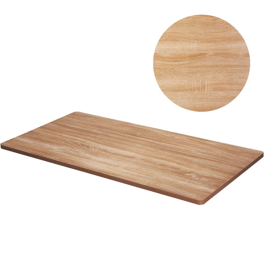 VEVOR Table Top, 55" x 27.6" x 1", 220.5 lbs Load Capacity, Universal One-Piece Particle Board Desktop for Height Adjustable Electric Standing Desk Frame, Rectangular Countertop for Home & Office Desk