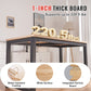 VEVOR Table Top, 55" x 27.6" x 1", 220.5 lbs Load Capacity, Universal One-Piece Particle Board Desktop for Height Adjustable Electric Standing Desk Frame, Rectangular Countertop for Home & Office Desk