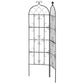 VEVOR 2 Packs Metal Garden Trellis for Climbing Plant Support 71x20 in Rustproof