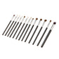 34-Piece Makeup Brush Set, Professional Brushes Kit for Foundation Blending Eyeshadow Concealer Blush - with Soft Bristles, Ergonomic Wood Handle, Travel-Friendly Case Included