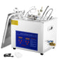 VEVOR Ultrasonic Cleaner 10L Jewelry Cleaning with Digital Timer Ultrasonic Cleaning Machine for Jewellery Rings Watches Eyeglasses Dentures Coins Metal Parts Commercial and Home Use Silver