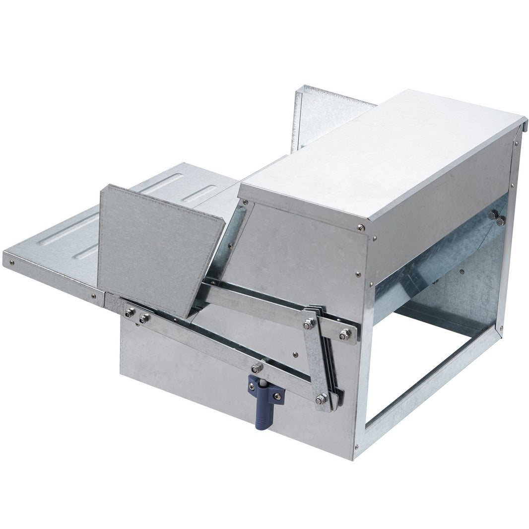 VEVOR Automatic Chicken Feeder Galvanized Steel Poultry Feeder 25 lb 10 Chickens
