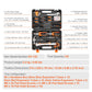 VEVOR Tool Kit 132 Piece General Household Hand Tool Set with Portable Tool Case