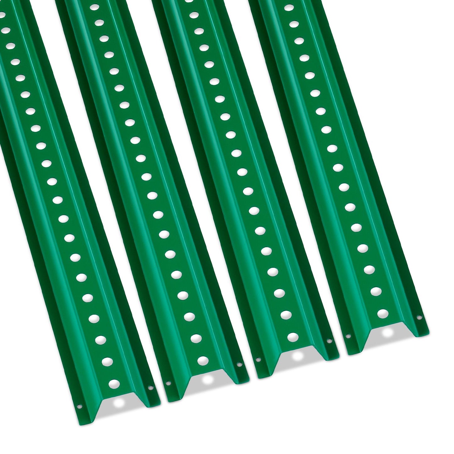 VEVOR 6FT U-Channel Sign Post, 4Pack Green Heavy Duty Steel Fixed Fence Post, Steel Fence U-Channel Sign for Garden, Courtyard, Farm or Traffic Intersection