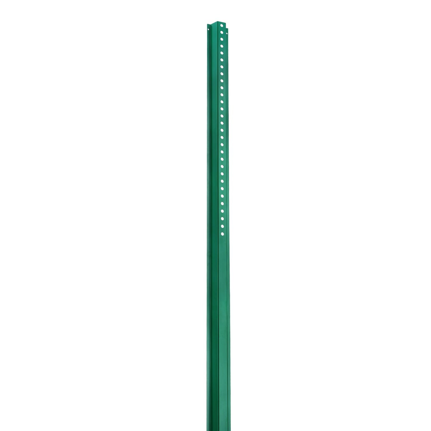 VEVOR 6FT U-Channel Sign Post, 4Pack Green Heavy Duty Steel Fixed Fence Post, Steel Fence U-Channel Sign for Garden, Courtyard, Farm or Traffic Intersection