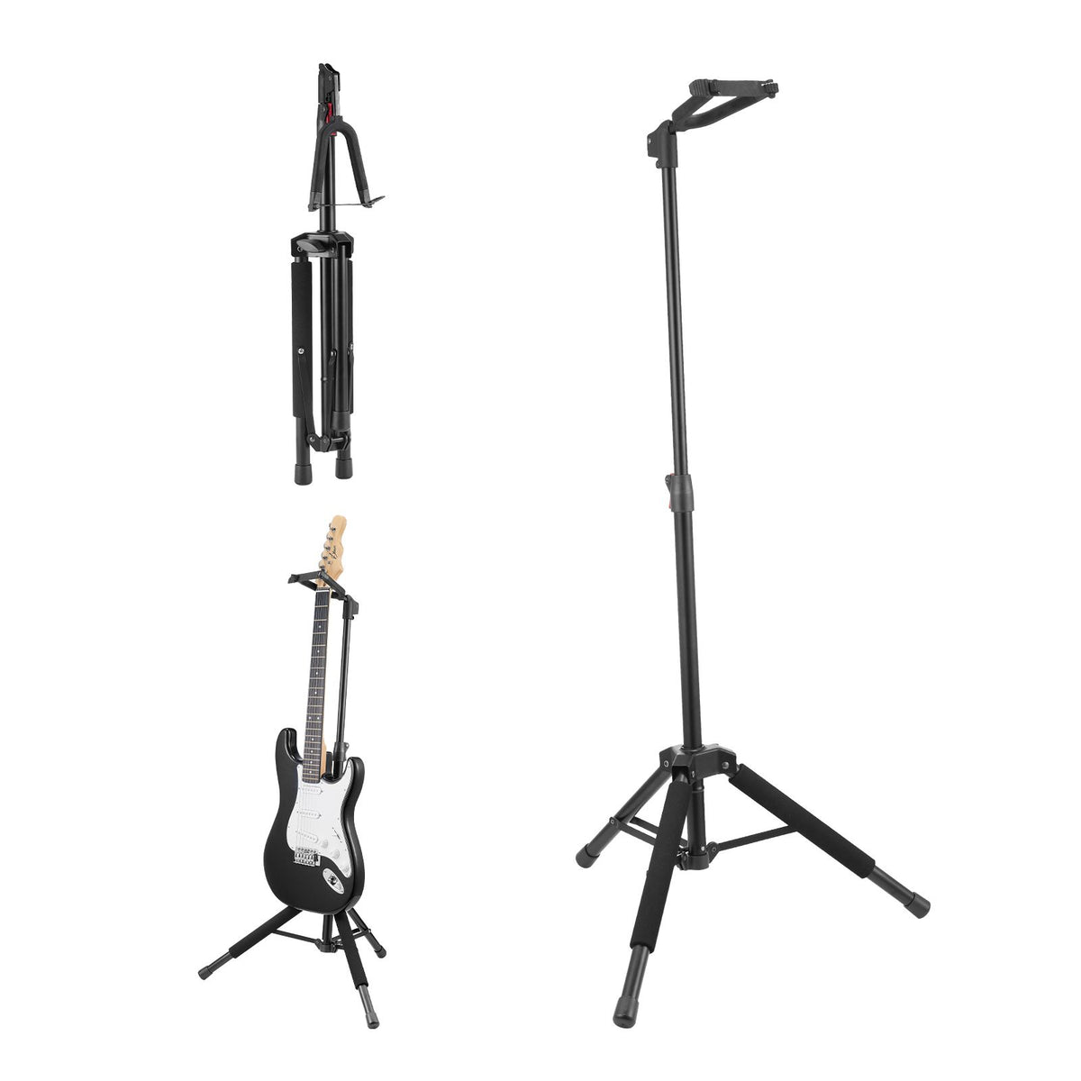 VEVOR_ripod Guitar Stand Floor-Standing Foldable 900-1200 mm Adjustable Height